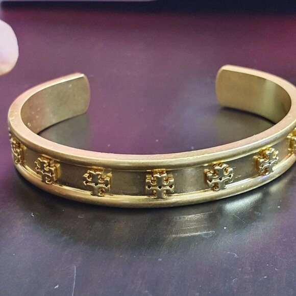 Tory Burch Bangle Cuff Bracelet - Picture 1 of 9